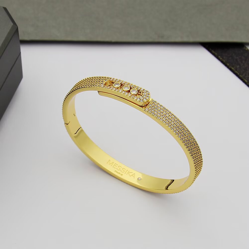 [AM]MOVE NOA FULL-PAVÉ DIAMOND BANGLE BRACELET