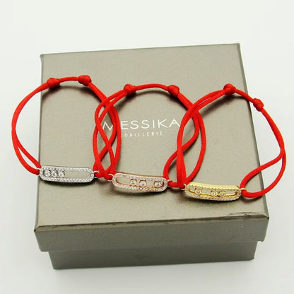 [AM]CARE(S) PAVÉ CORD BRACELET