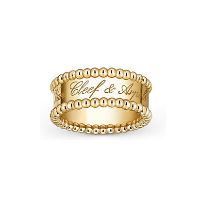 [AM]SIGNATURE DUAL-BEADED BAND RING
