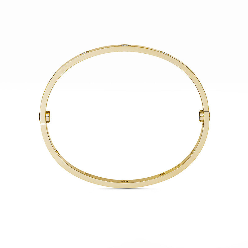 [AM]CLASSIC 6.1MM LOVE BANGLE - 10-DIAMOND