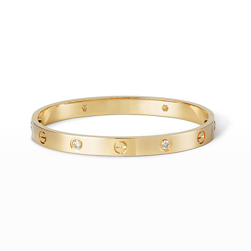 [AM]CLASSIC 6.1MM LOVE BANGLE - 4-DIAMOND