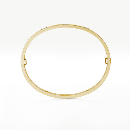 [AM]CLASSIC 6.1MM LOVE BANGLE - 4-DIAMOND