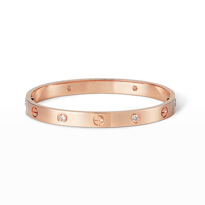 [AM]CLASSIC 6.1MM LOVE BANGLE - 4-DIAMOND