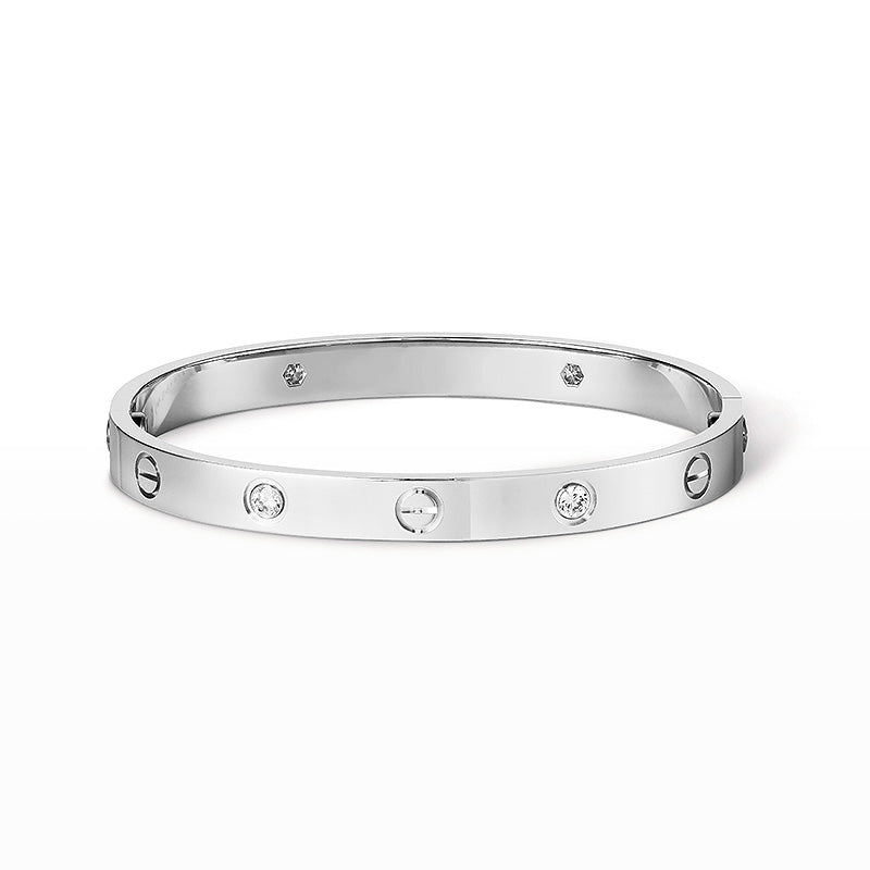 [AM]CLASSIC 6.1MM LOVE BANGLE - 4-DIAMOND