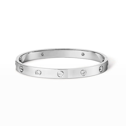 [AM]CLASSIC 6.1MM LOVE BANGLE - 4-DIAMOND