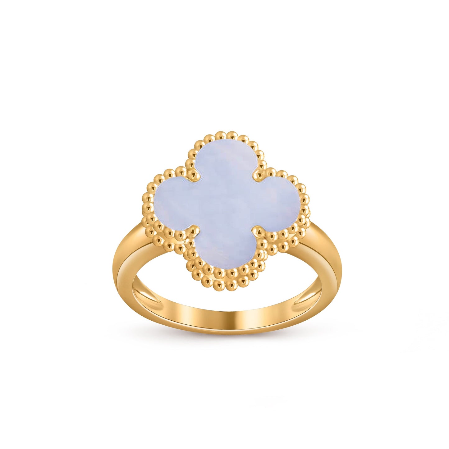 [AM]LUCKY CLOVER VINTAGE GOLD RING COLLECTION