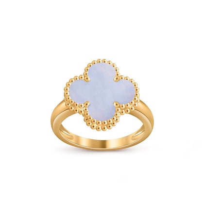 [AM]LUCKY CLOVER VINTAGE GOLD RING COLLECTION