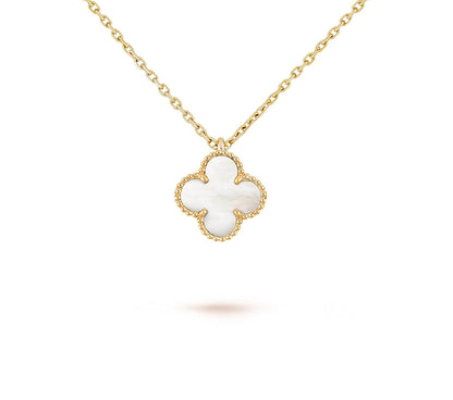 [AM]9.5MM MINI CLOVER PENDANT NECKLACE COLLECTION