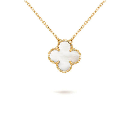 [AM]15MM CLOVER FLOWER PENDANT NECKLACE COLLECTION