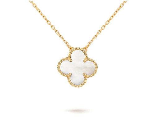 [AM]15MM CLOVER FLOWER PENDANT NECKLACE COLLECTION