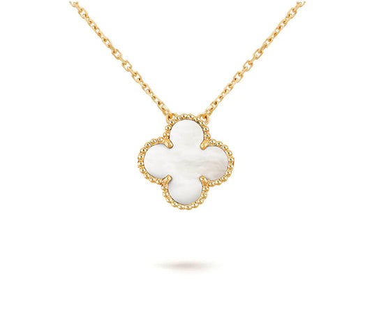 [AM]15MM CLOVER FLOWER PENDANT NECKLACE COLLECTION