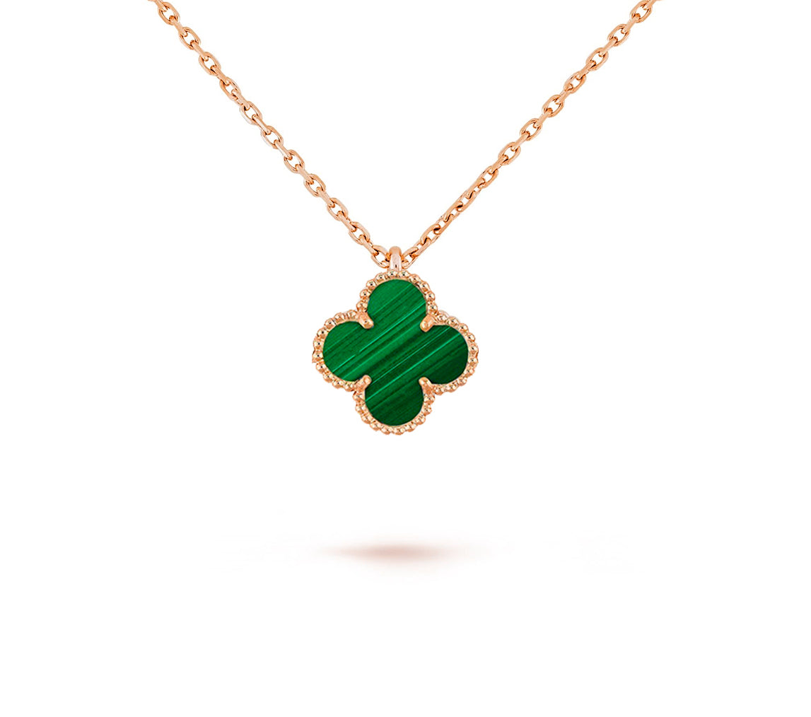 [AM]9.5MM MINI CLOVER PENDANT NECKLACE COLLECTION