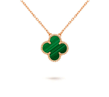 [AM]15MM CLOVER FLOWER PENDANT NECKLACE COLLECTION