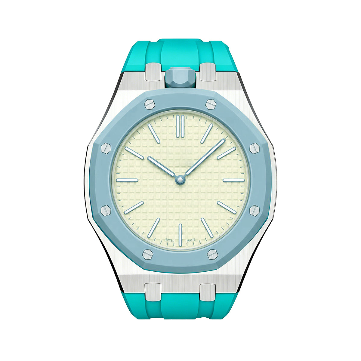 [AM]ROYAL OAK POP EXCLUSIVE STEEL CASE & SILICONE STRAP
