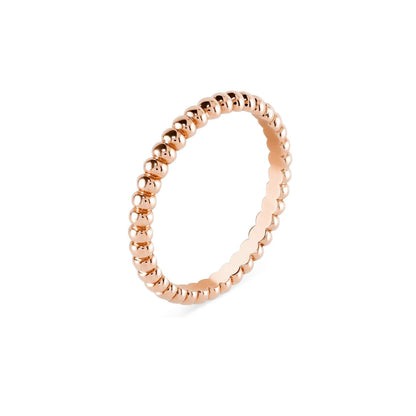 [AM]SIGNATURE PERLÉE BEADED BAND RING