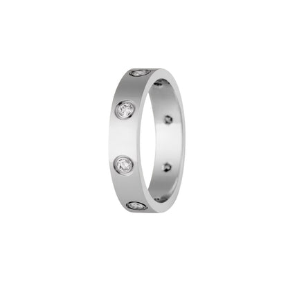 [AM]LOVE 4MM 8 DIAMONDS RING