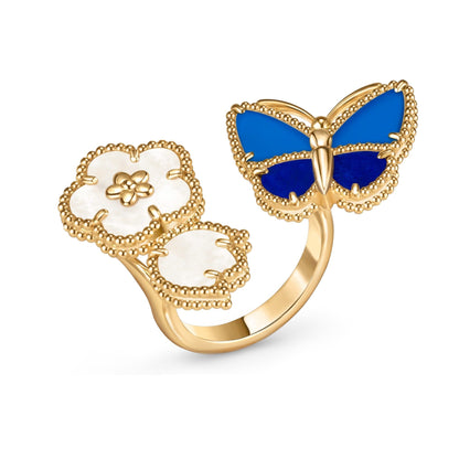 [AM]SPRING BUTTERFLY OPEN RING
