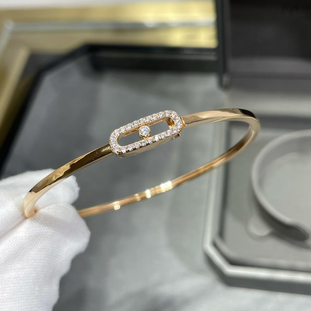 [AM]MOVE UNO PAVÉ FLEX BANGLE (MEDIUM)