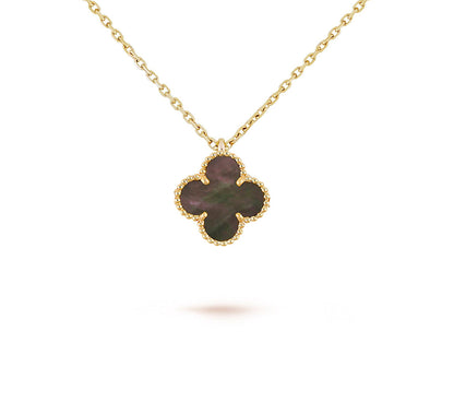 [AM]9.5MM MINI CLOVER PENDANT NECKLACE COLLECTION
