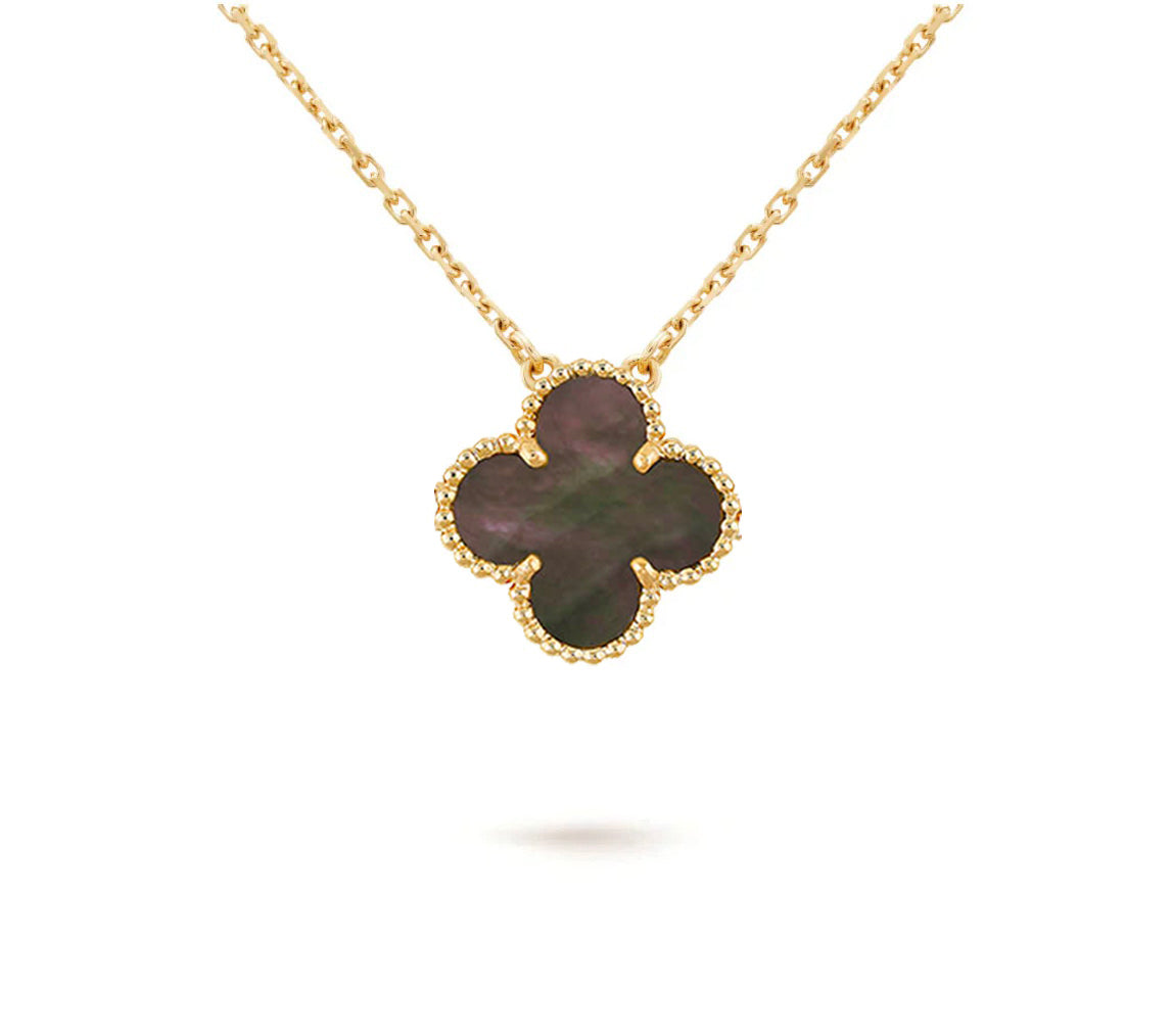 [AM]15MM CLOVER FLOWER PENDANT NECKLACE COLLECTION
