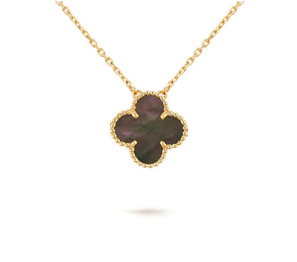 [AM]15MM CLOVER FLOWER PENDANT NECKLACE COLLECTION