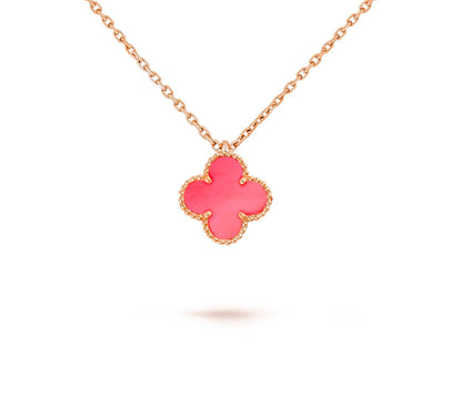 [AM]9.5MM MINI CLOVER PENDANT NECKLACE COLLECTION