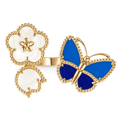 [AM]SPRING BUTTERFLY OPEN RING