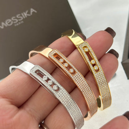 [AM]MOVE NOA PAVÉ DIAMOND BANGLE BRACELET