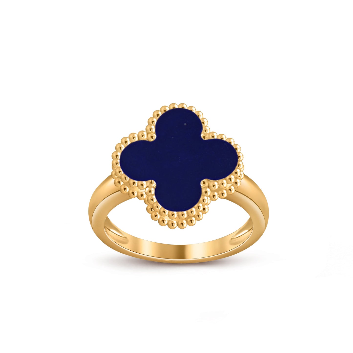 [AM]LUCKY CLOVER VINTAGE GOLD RING COLLECTION