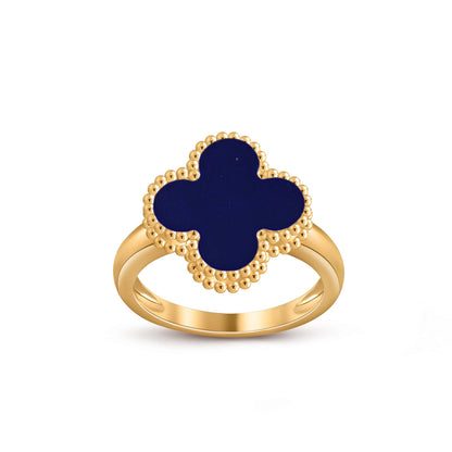 [AM]LUCKY CLOVER VINTAGE GOLD RING COLLECTION