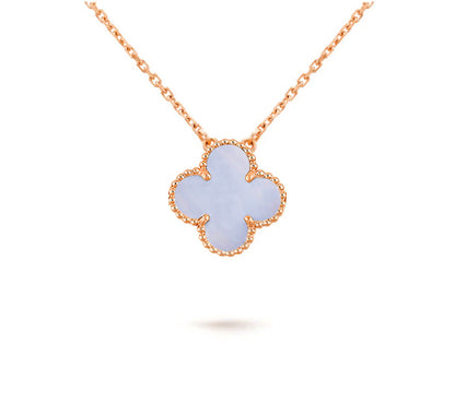 [AM]15MM CLOVER FLOWER PENDANT NECKLACE COLLECTION