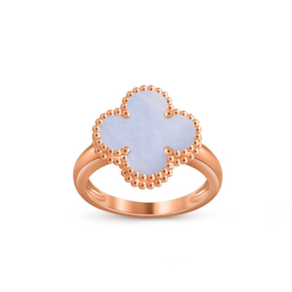 [AM]LUCKY CLOVER VINTAGE ROSE GOLD RING COLLECTION