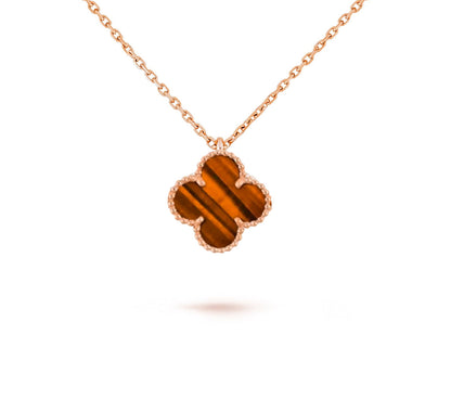 [AM]9.5MM MINI CLOVER PENDANT NECKLACE COLLECTION