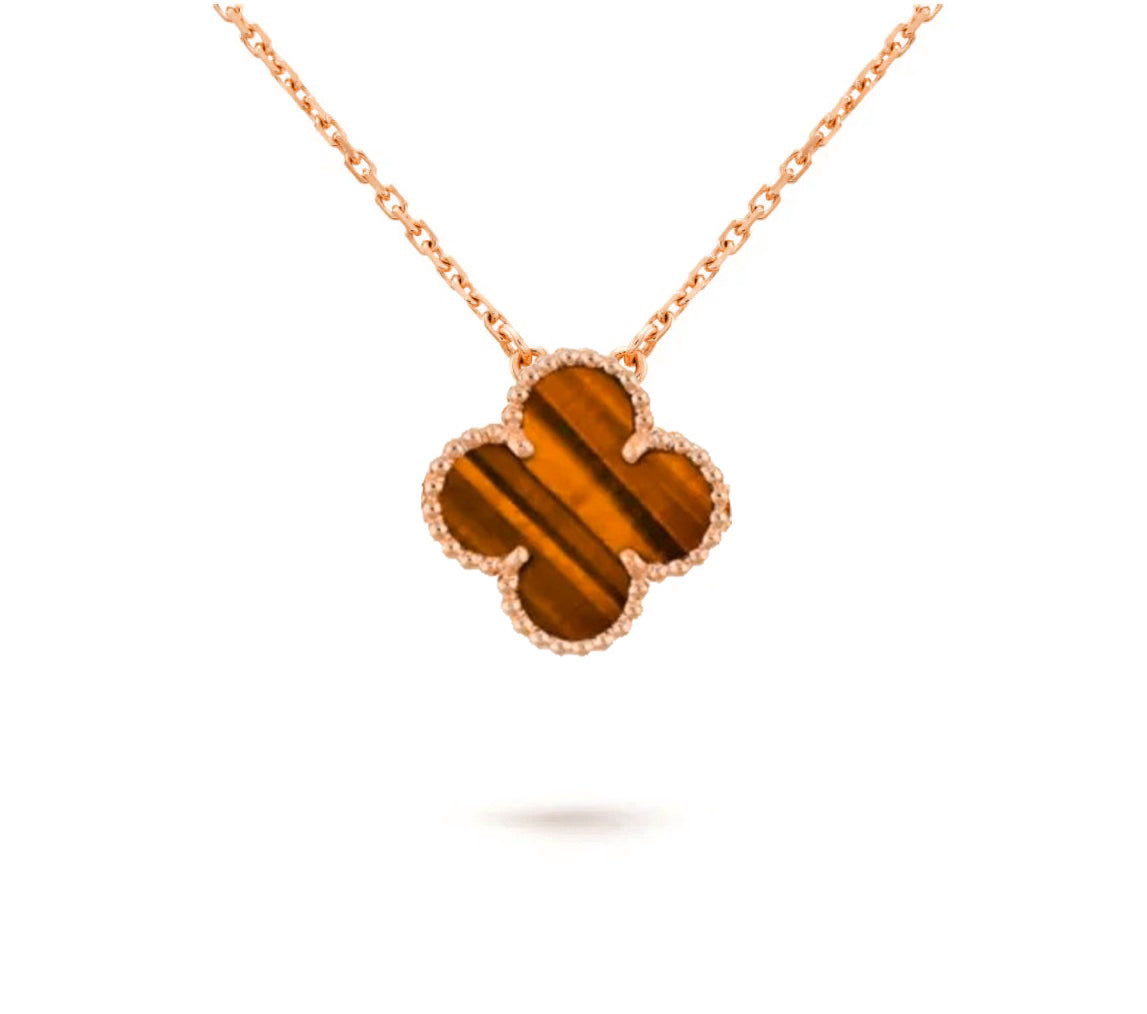[AM]15MM CLOVER FLOWER PENDANT NECKLACE COLLECTION