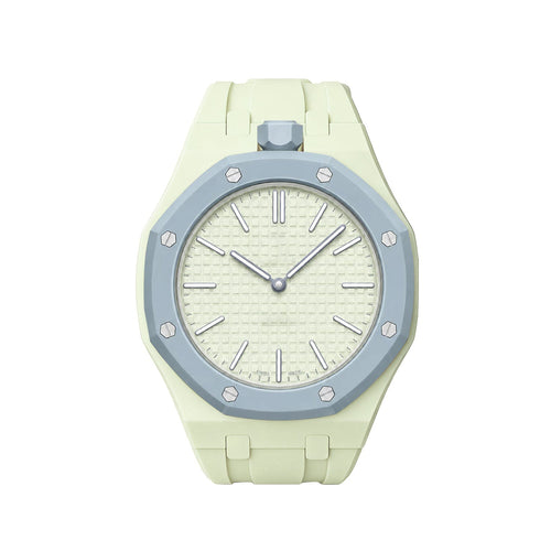 [AM]OAK POP EXCLUSIVE CREAMY YELLOW SILICONE STRAP