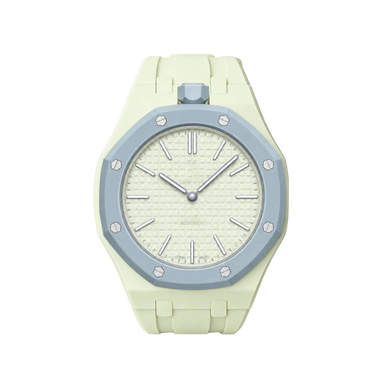 [AM]OAK POP EXCLUSIVE CREAMY YELLOW SILICONE STRAP