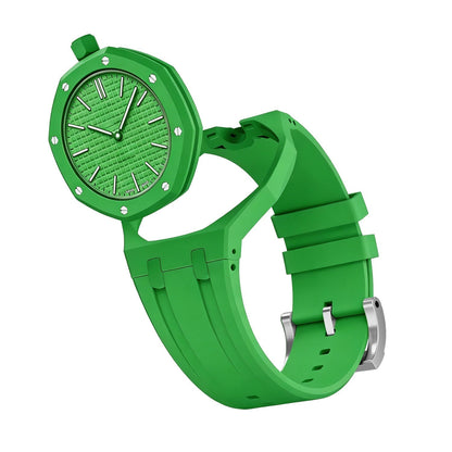 [AM]OAK POP EXCLUSIVE GREEN SILICONE STRAP