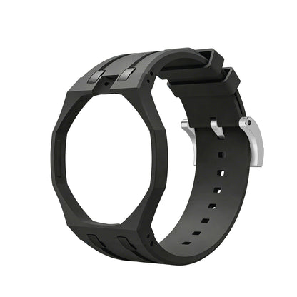[AM]OAK POP EXCLUSIVE BLACK SILICONE STRAP