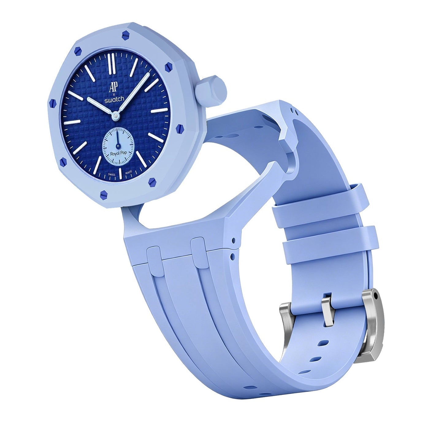 [AM]OAK POP EXCLUSIVE LIGHT BLUE SILICONE STRAP