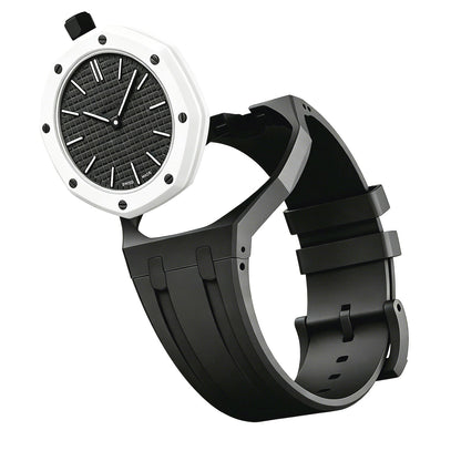 [AM]OAK POP EXCLUSIVE BLACK SILICONE STRAP