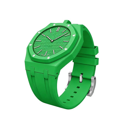[AM]OAK POP EXCLUSIVE GREEN SILICONE STRAP