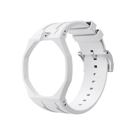 [AM]OAK POP EXCLUSIVE  WHITE SILICONE STRAP