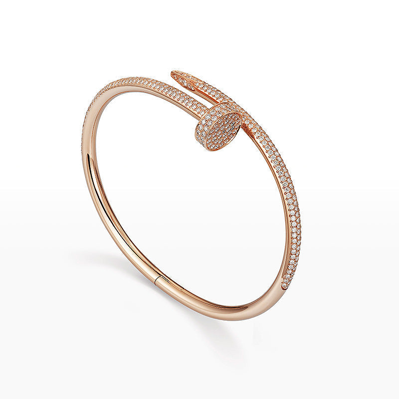 [AM]JUSTE UN CLOU 3.5MM FULL PAVÉ NAIL BANGLE