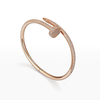 [AM]JUSTE UN CLOU 3.5MM FULL PAVÉ NAIL BANGLE