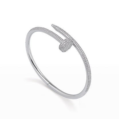 [AM]JUSTE UN CLOU 3.5MM FULL PAVÉ NAIL BANGLE