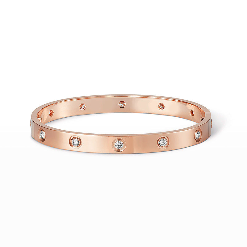 [AM]CLASSIC 6.1MM LOVE BANGLE - 10-DIAMOND