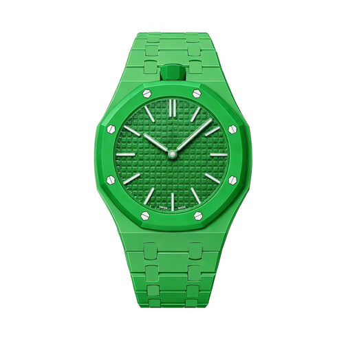 [AM]OAK POP EXCLUSIVE GREEN  BIOCERAMIC STRAP