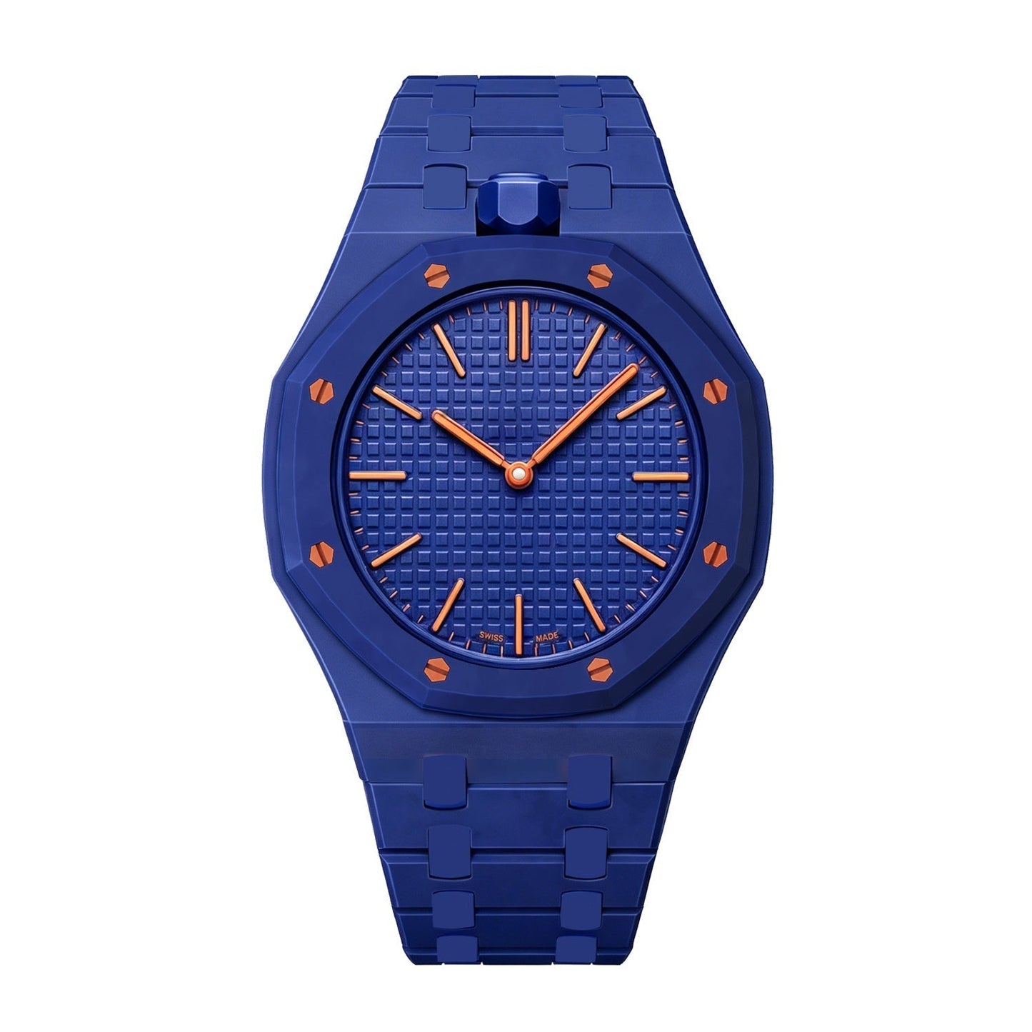 [AM]OAK POP EXCLUSIVE DARK BLUE BIOCERAMIC STRAP