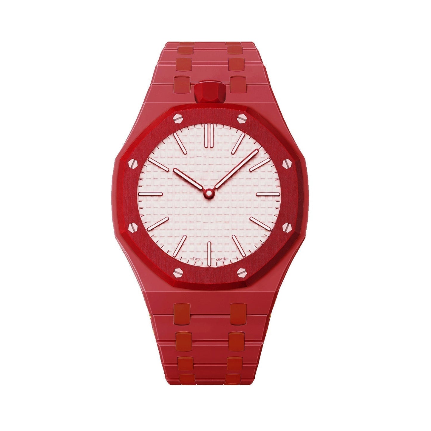 [AM]OAK POP EXCLUSIVE RED BIOCERAMIC STRAP