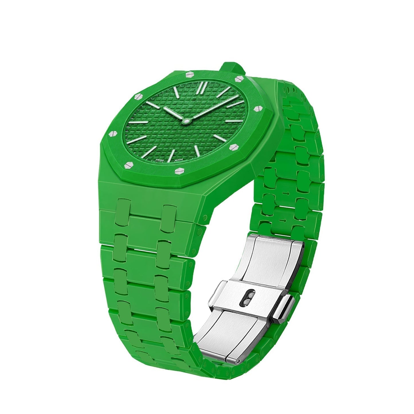 [AM]OAK POP EXCLUSIVE GREEN  BIOCERAMIC STRAP